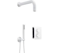 Thermostatic shower set w/ concealed box