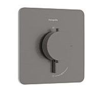 Thermostatique encastré Hansgrohe Ecostat Comfort Q 33712340, pour 1 sortie, 25,9 l/min, chrome noir brossé