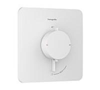 Thermostatique encastré Hansgrohe Ecostat Comfort Q 33712700, pour 1 sortie, 25,9 l/min, blanc mat