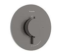 Thermostatique encastré Hansgrohe Ecostat Comfort S 33714340, pour 1 sortie, 25,4 l/min, chrome noir brossé