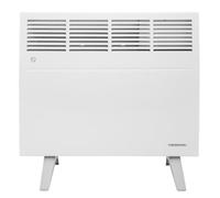Thermoval Convecteur mural 500 W-1000 W 1500 W 2000 W 2500 W Convecteur Appareil de chauffage Radiateur avec pieds Support mural inclus (1500 W)