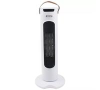 Thermoventilateur silencieux - Ventilateur tour basse débit hiver ou été - Ventilation douce ou chauffage - 2 en 1 - Faible consommation - Air froid ou chaud