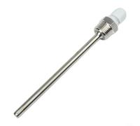 Thermowell en acier inoxydable avec filetages NPT de 1,27 cm pour sonde de capteur de température, protection de boîtier de thermocouple industriel, accessoires solaires, argent (150 mm)