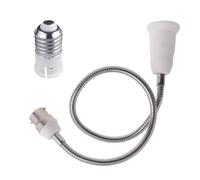 THINCAN Adaptateur d'extension de douille B22 à E27 - Réglable - Flexible - Col de cygne - Pour lampe LED