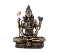 Things2Die4 Top Collection Shiva in Padmasana Statue de Bouddha en Position de Lotus Hindou