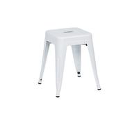 THINIA HOME Tabouret bas industriel empilable en acier 38 x 38 x 46 cm