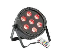 THINPAR-7X6-RGBW - Projecteur Par Extra Plat 7 LED RGBW 6W