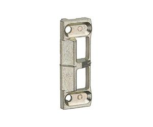 Thirard - Accesoires Ferco by Thirard : gâche de tringle double pour fenêtre 2 vantaux Unijet dimensions : 55 x 20 mm