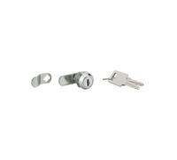 THIRARD Batteuse avec Came pour Boîte aux Lettres, 2 Clés, Longueur 19,7 mm | Réversible Droite/Gauche, 1 Point de Fermeture, Zinc, Finition Chromée, Garantie 2 Ans, Fabriqué en France