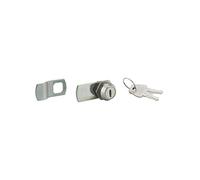 THIRARD Batteuse avec Came pour Boîte aux Lettres, Nickelé, Longueur 13 mm | 2 Clés, Réversible Droite/Gauche, 1 Point de Fermeture, Zinc, Finition Nickelée, Garantie 2 Ans, Fabriqué en France