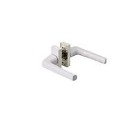 THIRARD - Béquille double laqué blanc carré 7 mm