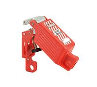 Thirard Verrouillage pour disjoncteur à levier 091281 - Nylon armé, ajustable, rouge, 5,3-9 mm