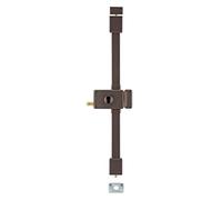 THIRARD Boîtier de Serrure 3 Points en Applique à Tirage, Droite, Marron | Modèle Horga, Pour Porte d'Entrée, Axe 70 mm, Entraxe 68 mm, Carré 6 mm, 140x88 mm, Acier, Finition Verni, Garantie 5 Ans