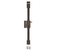 Serrure verticale Beluga THIRARD - Cylindre profil européen - 3 points - 75x130 - Tirage - Gauche - marron - 049420