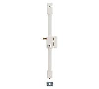 Thirard - Boîtier de serrure en applique Beluga cylindre profilé blanche à tirage 75 x 130 mm droite pour porte d'entrée