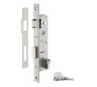 THIRARD - Boitier de serrure encastrable à cylindre pour menuiserie métallique, axe 25mm, bouts carrés, zingué - THIRARD