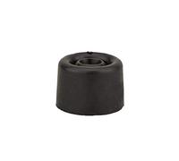 THIRARD - Butoir à Visser - Fixation au Sol - Plastique - Monture Plastique - Bague Souple ou Caoutchouc - Protection Murale - Finition Élégante - Ø 40 x 30 mm - Noir