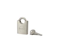 THIRARD Cadenas à Clé Marinox, 60 mm, Inox | Anse Protégée, Pour Extérieur et Milieu Humide, Double Verrouillage, 2 Clés Acier Incluses, Très Haute Sécurité.