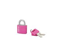 THIRARD - Cadenas à Clé Type 1 UNIKEY - Modèle S'entrouvrant - Corps Monobloc Aluminium - Anse Laiton - Mécanisme à Goupilles - Simple Ancrage - 45 mm - Multicouleur