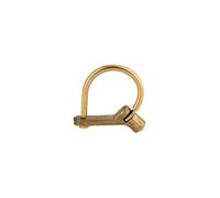 THIRARD - Cadenas d'artillerie 629 c gm à talon coudé anse laiton triangle 5 mm - THIRARD