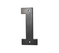 THIRARD - Chiffre 1, à visser, alliage, H.80mm, noir - THIRARD