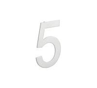 THIRARD - Chiffre "5" Inox H.100mm À Visser - Plaque murale avec signalétique - Accessoires/Equipements - Signaletique - Pour une utilisation intérieure ou extérieure