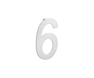 THIRARD - Chiffre "6" Inox H.100mm À Visser - Plaque murale avec signalétique - Accessoires/Equipements - Signaletique - Pour une utilisation intérieure ou extérieure