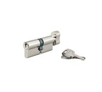 THIRARD - Cylindre de serrure à bouton STD, UNIKEY (achetez-en plusieurs, ouvrez avec la même clé),30Bx40mm, 3 clés, nickelé