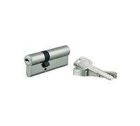 THIRARD Cylindre de Serrure Trafic 6 UNIKEY, 35 x 50 mm, Argent, 5 Clés | Double entrée, système UNIKEY ouverture unique, finition laiton nickelé, 5 clés réversibles incluses, haute précision