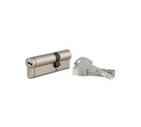 THIRARD Cylindre de Serrure Transit 1, 30 x 60 mm, Nickel, 5 Clés Plates | Dimensions 30 x 60 mm, Finition nickelée, Usage porte d'entrée, 5 clés réversibles incluses, Fabrication française
