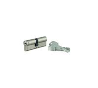 THIRARD Cylindre de serrure Transit 1, Débrayable, 45 x 45 mm, Argent | 5 clés réversibles incluses, haute sécurité, finition nickelée, montage facile, compatible porte d'entrée