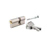 Cylindre de serrure double entrée Transit 2 pour Trimax A2P*, 30x40mm, nickel, 4 clés - THIRARD