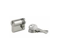 THIRARD - Demi-cylindre 30 x 10 mm 3 clés panneton orientable nickelé