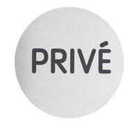 THIRARD - Disque de Signalisation Privé - Aluminium Adhésif - Résistant aux Intempéries - Application Facile - Idéal pour Entreprises et Zones Sécurisées - Ø 80 mm - Multicouleur