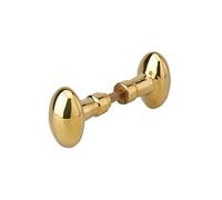 THIRARD - Double button: 6 mm, 1 oval reach