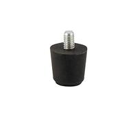 THIRARD - Embout pour Arrêt de Porte - Frein Caoutchouc - Pratique pour Maintenir Vos Portes Battantes Ouvertes - S'Installe Facilement - Adaptable Tous Types de Portes - 180 mm - Noir