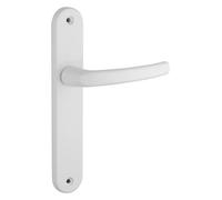 THIRARD - Ensemble de Poignées pour Porte Intérieure Sultane - Carré 7 mm - Entr'Axes 195 mm - Finition Blanc - Usage Pratique - Design Élégant - Installation Facile