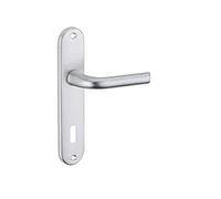THIRARD - Ensemble de Poignées pour Porte Intérieure - Trou de arré 7 mm - Entr'Axes 165 mm - Finition Anodisé Argent - Usage Porte de Chambre