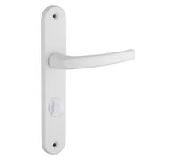 THIRARD - Ensemble de Poignées pour Salle de Bain et Toilette - Carré 7 mm - Entr'Axes 195 mm - Finition Blanc - Usage Pratique - Monobloc - Fermeture à Condamnation