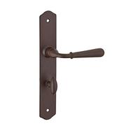 THIRARD - Ensemble de Poignées pour Salle de Bain et Toilette Charon - Acier Rouillé - Carré 7 mm - Entr'Axes 195 mm - Usage Pratique - Finition Esthétique - Gris