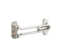 THIRARD Entrebâilleur pour Porte d'entrée à Recouvrement, Taquet d'arrêt, 145 mm, Nickelé, Sécurité, Protection, Installation Facile, Résistant, Durable, Design Élégant, Zinc