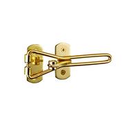 THIRARD - Entrebâilleur pour Porte d'Entrée - Taquet d'Arrêt - Acier - Sécurisez Votre Maison - Compatible avec Tous les Types de Porte - Finition Dorée - 142 mm - Jaune/Doré