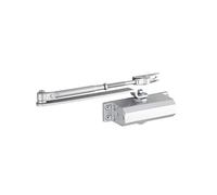 THIRARD - Ferme-Porte Automatique Hydraulique - 30 kg - Laqué Gris - Installation Facile - Réglage Vitesse - Force 1 à 2 - Adapté Portes Intérieures - Sans Arrêt d'Ouverture - Gris