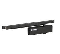 Ferme-porte automatique hydraulique Design force 3, bras coulissant, noir - THIRARD