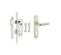 THIRARD - Garniture serrure axe 40 PDT ½ tour VBZ/BR 2 clés + ensemble LETO