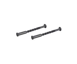 THIRARD - Jeu de 2 Vis Sécables avec Douilles - M4 x 50 - Fer Patiné - Usage Porte d'Intérieur - Installation Facile - Compatible avec Poignées - Finition Fer Patiné - Noir