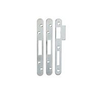 THIRARD - Jeu de gâches plates 20 mm bouts ronds (3 pênes rectangulaires)