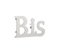 THIRARD - Lettre "BIS" Inox H.100mm À Visser - Plaque murale avec signalétique - Accessoires/Equipements - Signaletique - Pour une utilisation intérieure ou extérieure