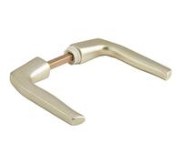THIRARD Paire de Béquilles pour Porte, Carré 7 mm, 1 Portée, Couleur F2, Aluminium, Design Moderne, Facile à Installer, Résistant à La Corrosion, Idéal pour Intérieur Et Extérieur