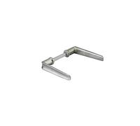 THIRARD - Paire de Béquilles pour Porte - Carré 7 mm - Usage Porte - Compatibilité Serrure à Encastrer - Type Béquilles - Finition Zingué - 2 Portées - Gris
